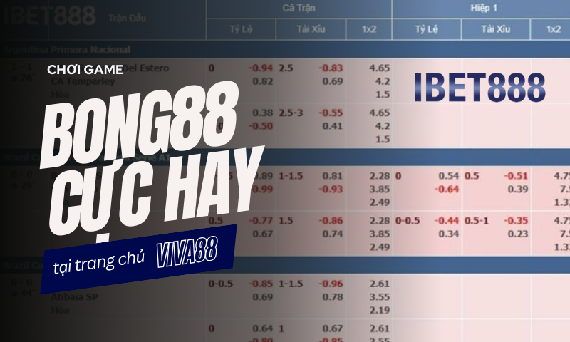 Chơi game Bong88 cực hay tại nhà cái Viva88